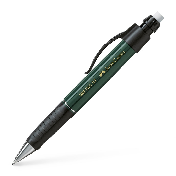 Creion Mecanic Grip Plus 1307, Faber-Castell, 0.7mm, Verde