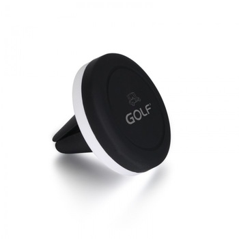 Suport Auto Magnetic - Sistem de fixare Optim Trust cu clema, Golf, Negru Suport Auto Magnetic - Sistem de fixare Optim Trust cu clema, Golf, Negru