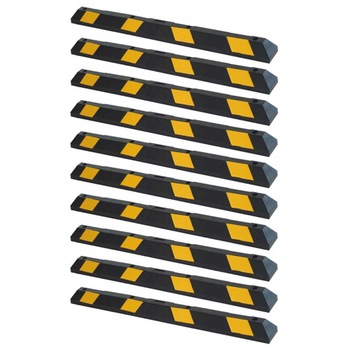Opritor pentru masina din cauciuc, galben/negru, 1830x150x100 mm, set 10 bucati Opritor pentru masina din cauciuc, galben/negru, 1830x150x100 mm, set 10 bucati