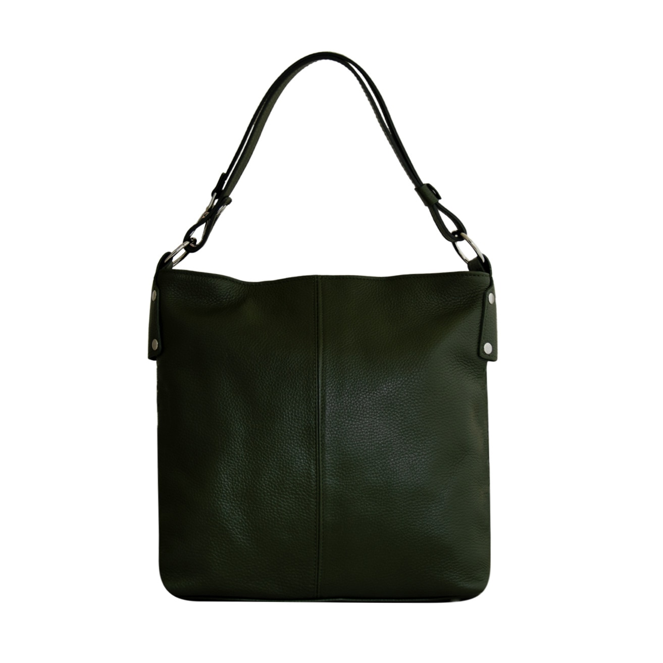 Geanta de dama din piele naturala Eva Bags, Angela verde