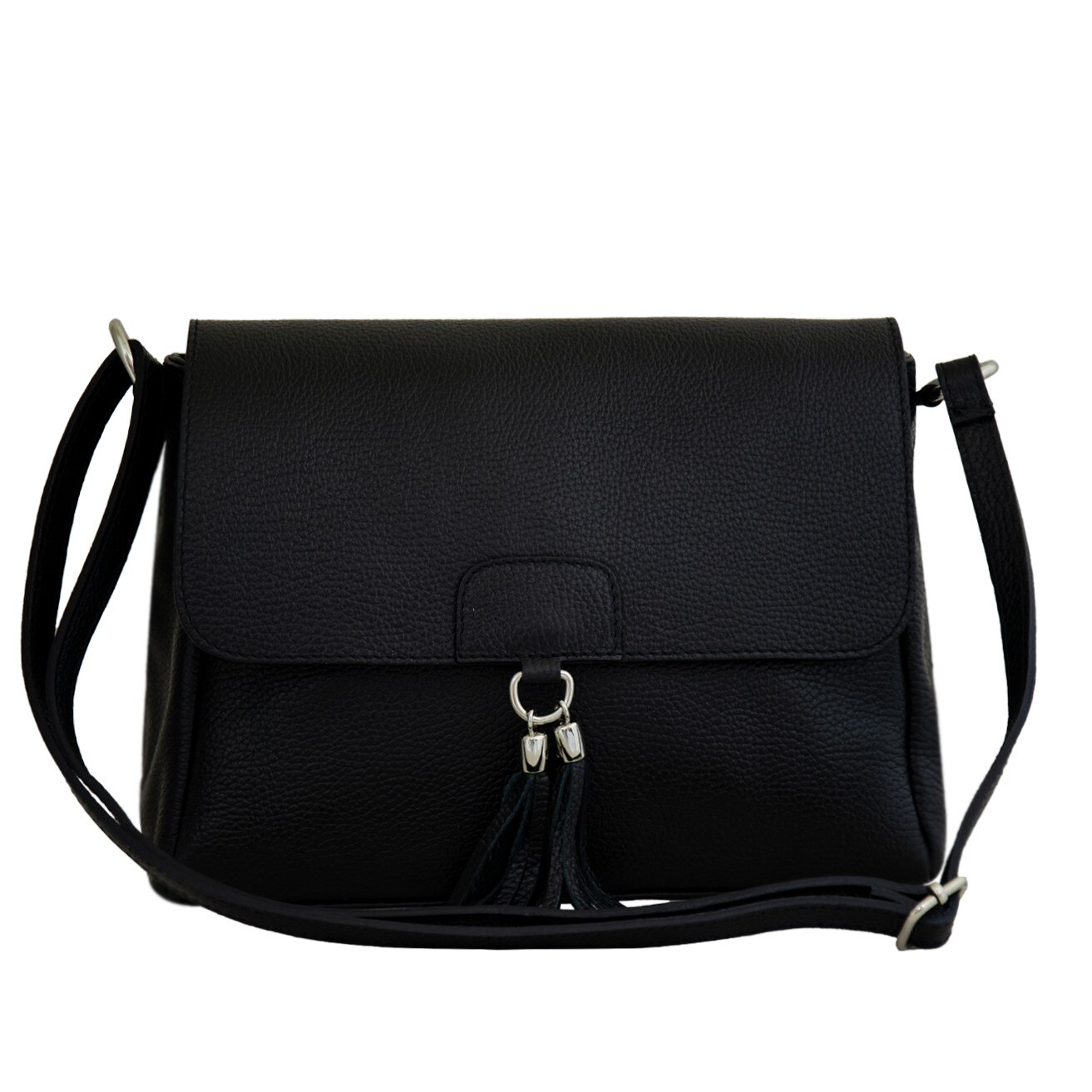 Geanta de dama din piele naturala Eva Bags, Gabi negru