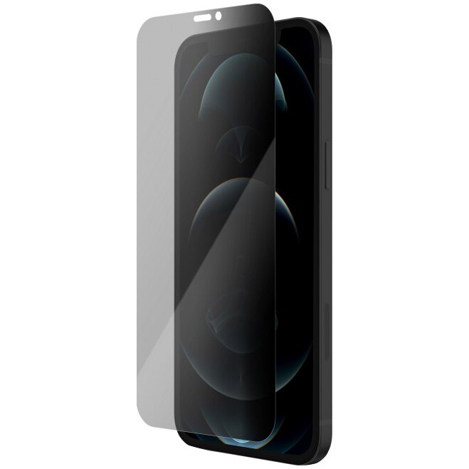 Folie Protectie Ecran iPhone 12 Pro, 12, 3D Privacy Series, Negru