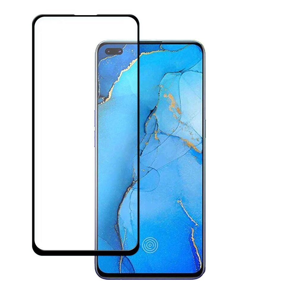 Folie Sticla Wozinsky Super Tough pentru Oppo Reno 3 Pro, Case Friendly, Negru