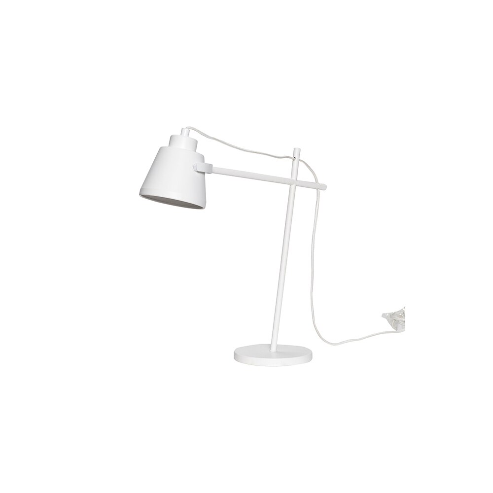 Lampa de birou Siluete White din metal, Hubsch