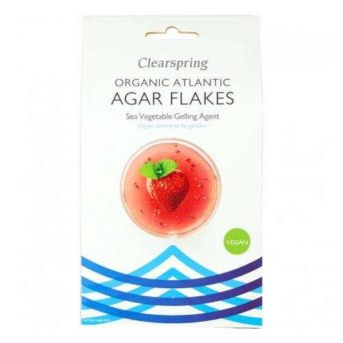 Agar Agar Fulgi Bio 30 grame Clearspring