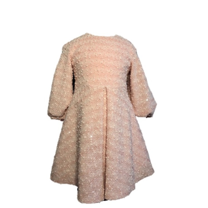 Rochita casual pentru fetite Cloe, Jerseu, Roz