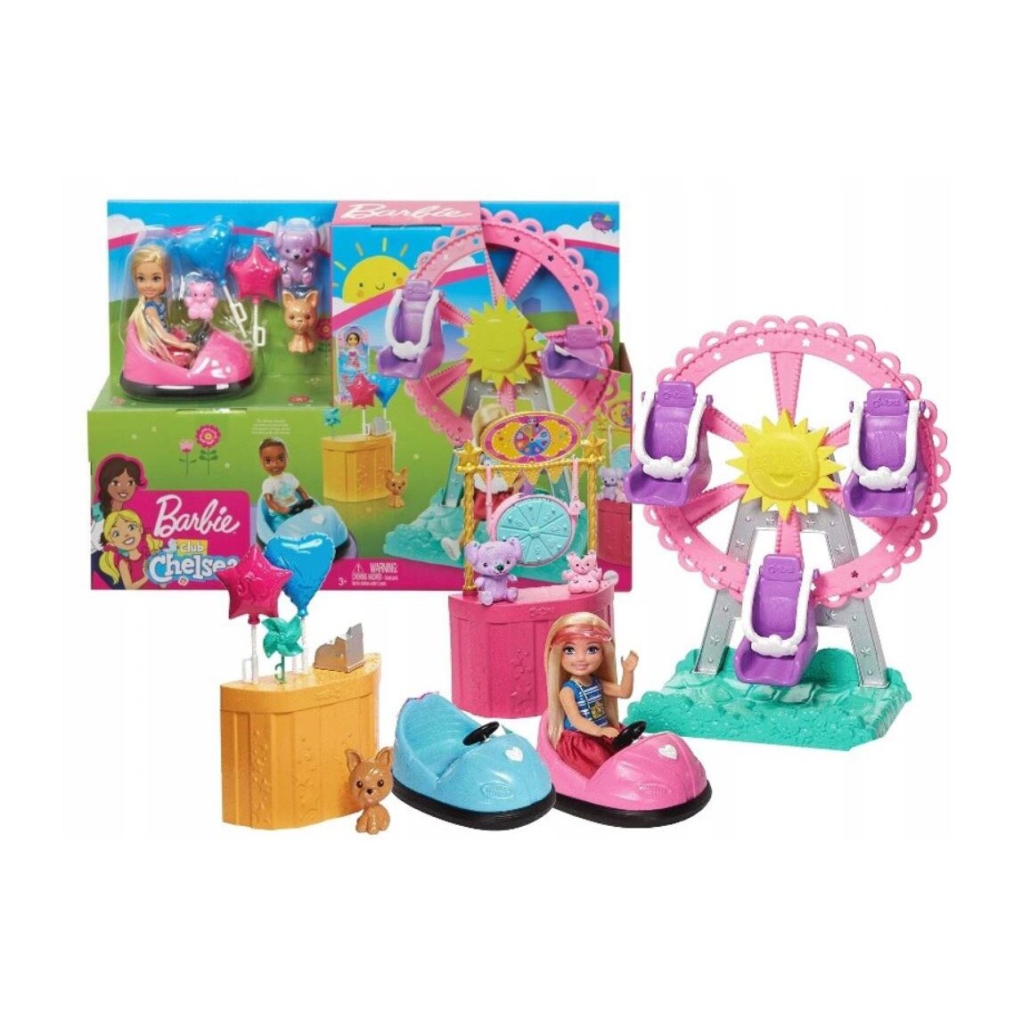 Set De Joaca Barbie Papusa Chelsea In Parcul De Distractii Par Blond