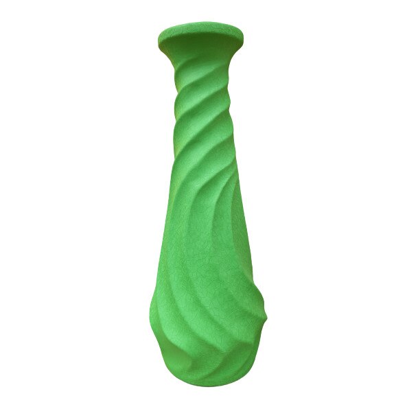 Vaza decorativa, de masa/podea, Armada, verde, 42 cm