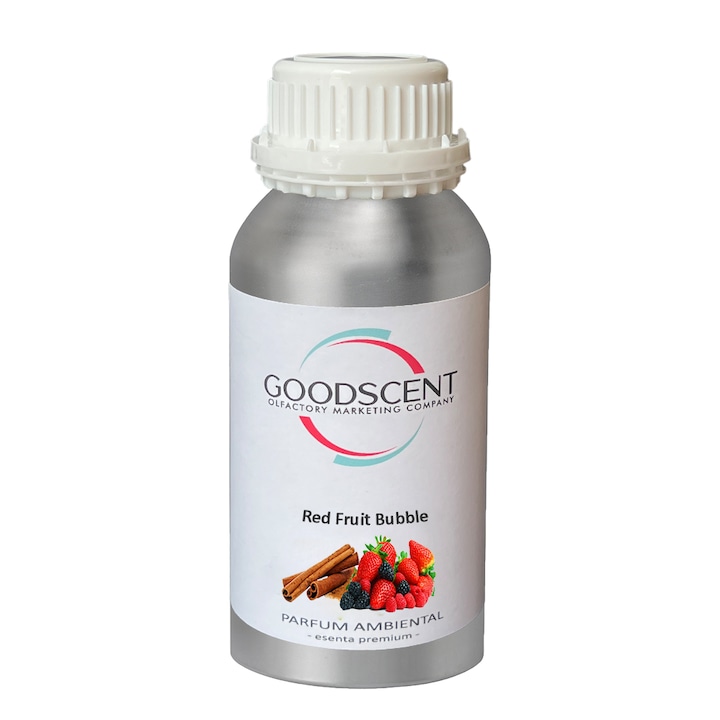 Esenta Premium Good Scent, 500 ml, aroma Red Fruit Bubble, pentru aparate / dispozitive / sisteme de parfumare prin atomizare / nebulizare
