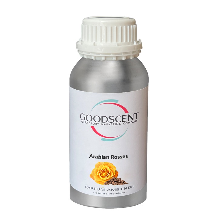 Esenta Premium Good Scent, 500 ml, aroma Arabian Roses, pentru aparate / dispozitive / sisteme de parfumare prin atomizare / nebulizare