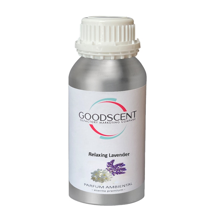 Esenta Premium Good Scent, 500 ml, Relaxing Lavender, pentru aparate / dispozitive / sisteme de parfumare prin atomizare / nebulizare