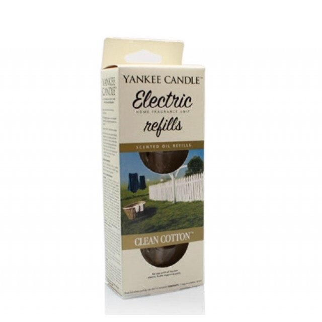 Set 2 rezerve electrice Clean Cotton, Yankee Candle