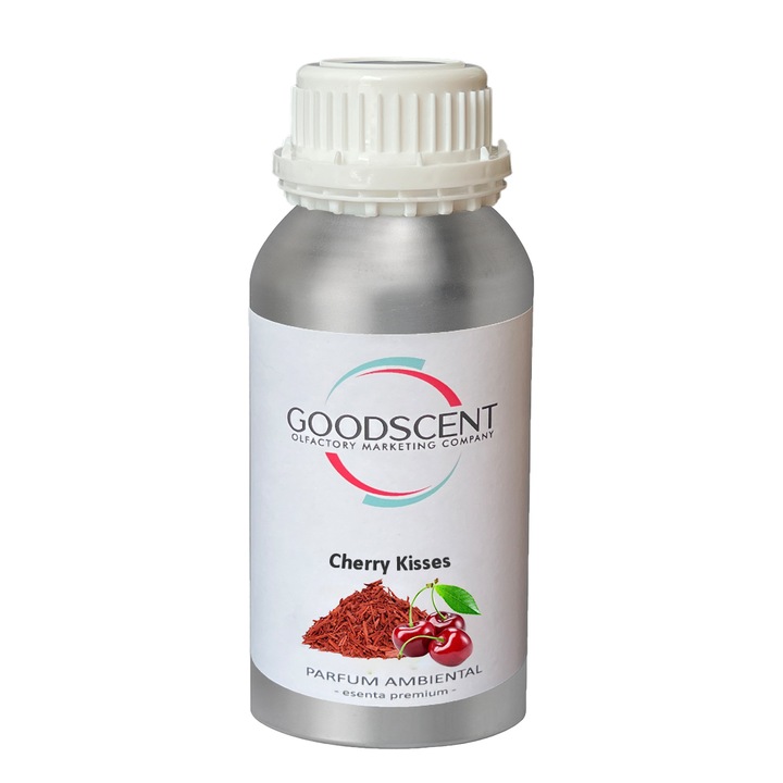 Esenta Premium Good Scent, 500 ml, aroma Cherry Kisses, pentru aparate / dispozitive / sisteme de parfumare prin atomizare / nebulizare
