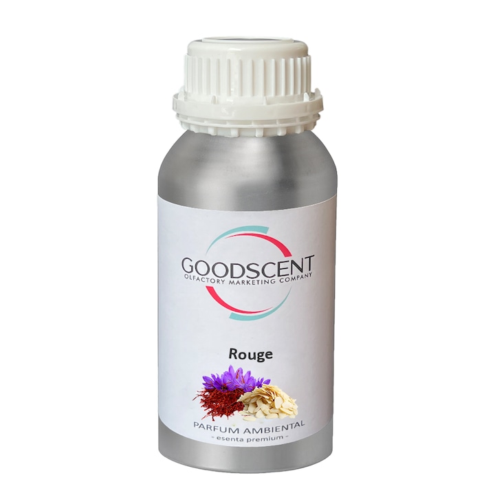 Esenta Premium Good Scent, 500 ml, aroma Rouge, pentru aparate / dispozitive / sisteme de parfumare prin atomizare / nebulizare