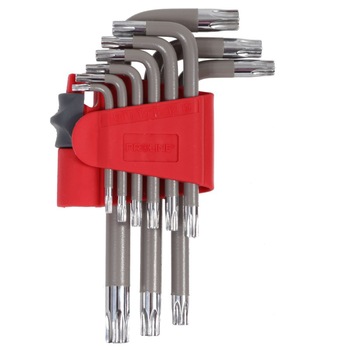 Set 9 chei negative CR-VA S2 torx Proline, T10 - T50 Set 9 chei negative CR-VA S2 torx Proline, T10 - T50