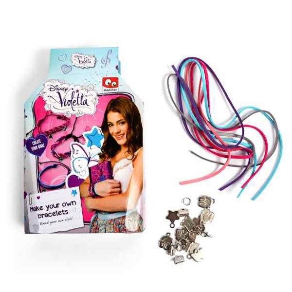 Set creatie bratari din piele ecologica Violetta - Canenco