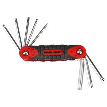 Set 8 chei negative CR-VA torx Proline, T9 - T40, otel Set 8 chei negative CR-VA torx Proline, T9 - T40, otel