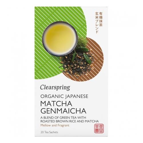 Ceai Matcha Genmaicha Bio 20 doze Clearspring