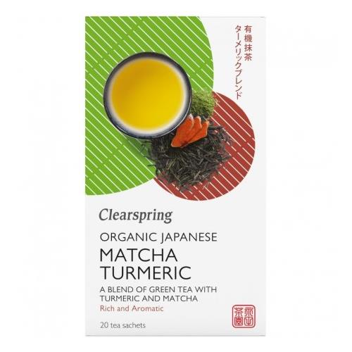 Ceai Matcha Turmeric Bio 20 doze Clearspring
