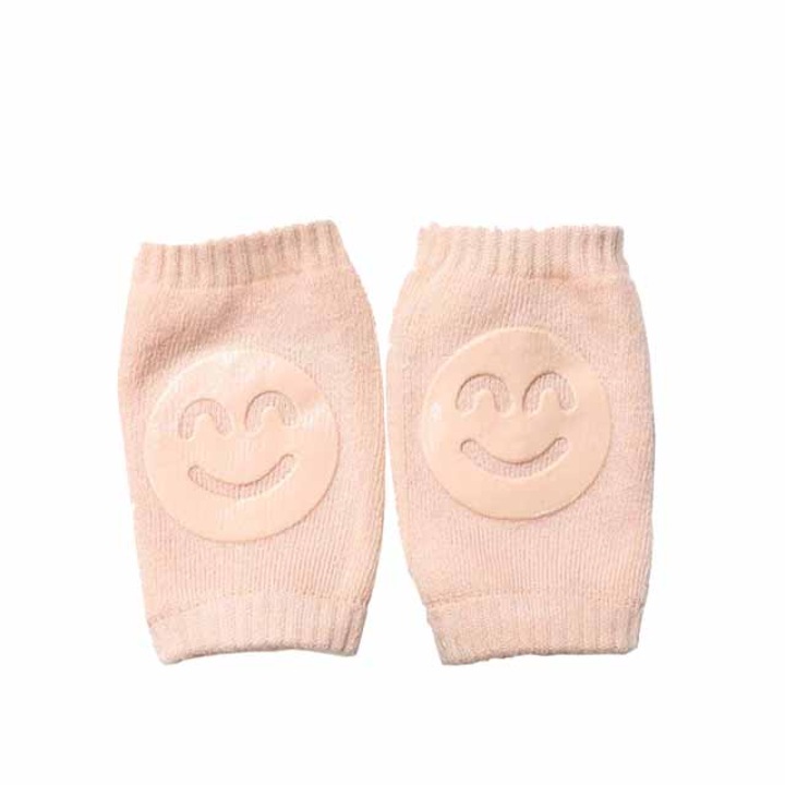 Set protectie pentru genunchi antialunecare corai, model Smiley Face