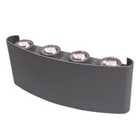aplica led perete 8w  negru  iluminare sus jos  aluminiu  exterior  lumina rece  720lm  ip65 imagen 49_0_
0