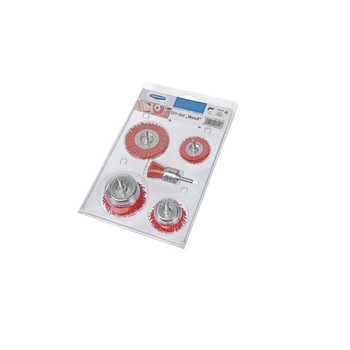 Set 5 perii nylon abraziv DIY OSBORN, bormasina Set 5 perii nylon abraziv DIY OSBORN, bormasina