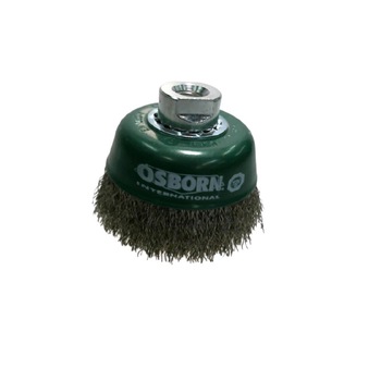 Perie sarma cupa, OSBORN, Ø 80, otel inoxidabil 0,3 mm, polizor unghiular Perie sarma cupa, OSBORN, Ø 80, otel inoxidabil 0,3 mm, polizor unghiular