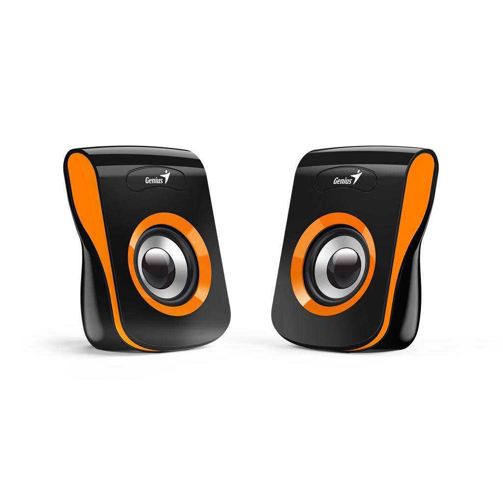 Boxe PC 2.0, Genius, SP-Q180, Negru/Portocaliu