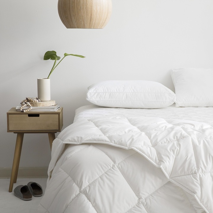 Pilota Dilios, Bumbac, 300g/mp, 195x210cm, Alb