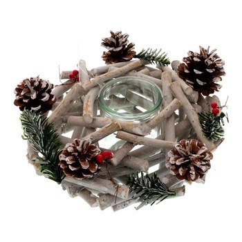 Suport Lumanare din Nuiele 30 cm Suport Lumanare din Nuiele 30 cm