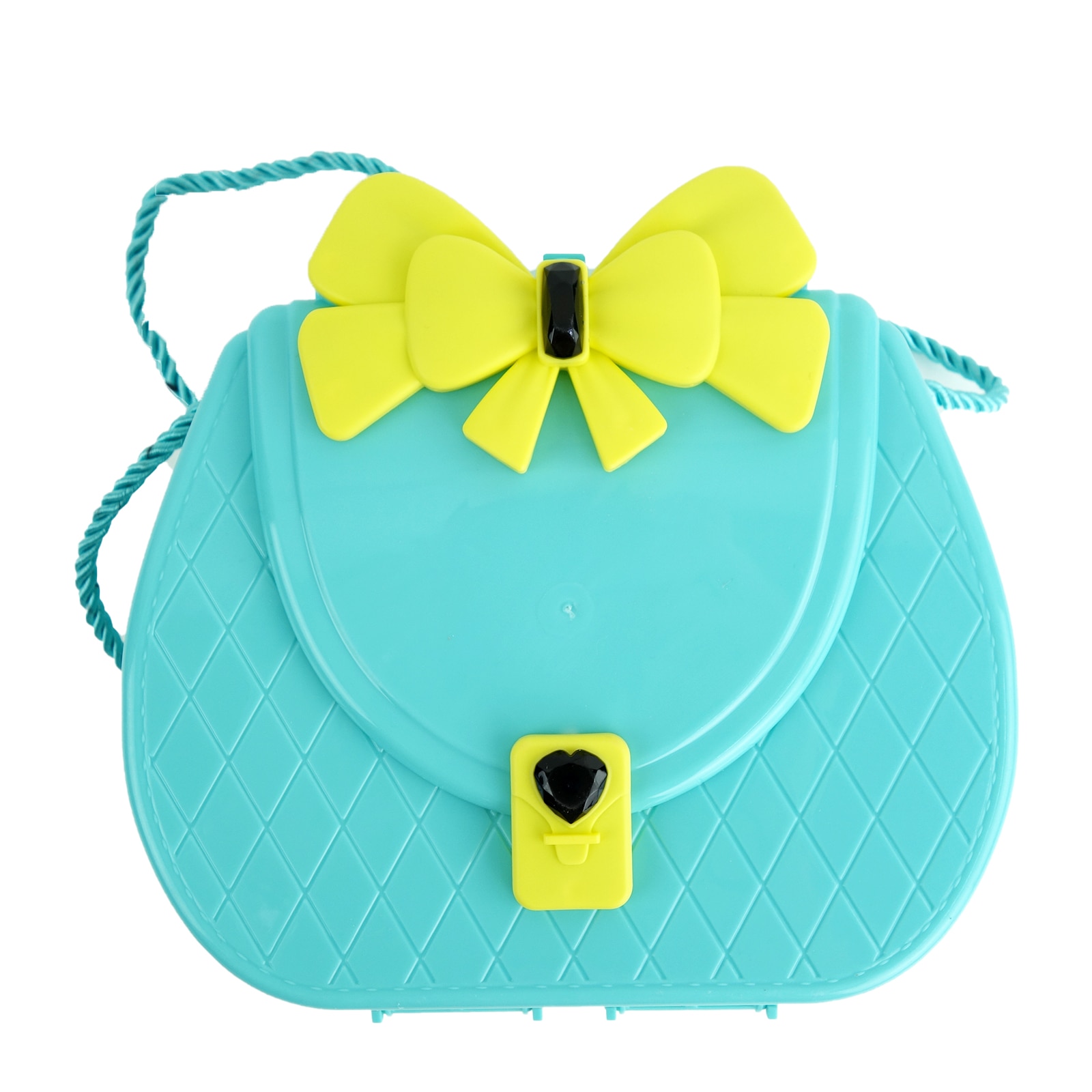 Set de doctor, in forma de posetuta, cu 9 accesorii, albastru/galben