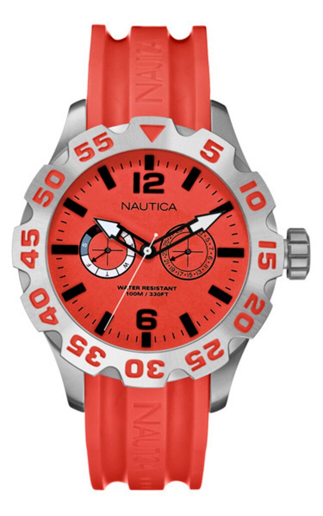 Ceas Analog cu o curea Metal, A16602G NAUTICA, Gri