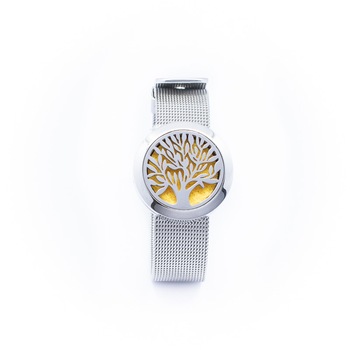 Bratara dama aromaterapie pentru uleiuri esentiale - difuzor cu model copacul vietii Bratara dama aromaterapie pentru uleiuri esentiale - difuzor cu model copacul vietii