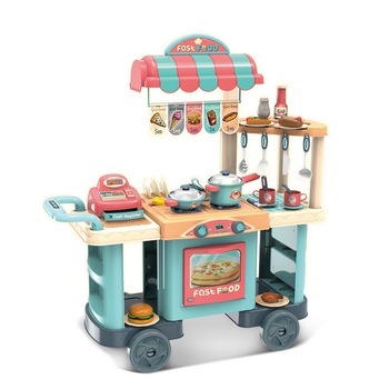 Set Fast Food Supermarket pentru copii Set Fast Food Supermarket pentru copii