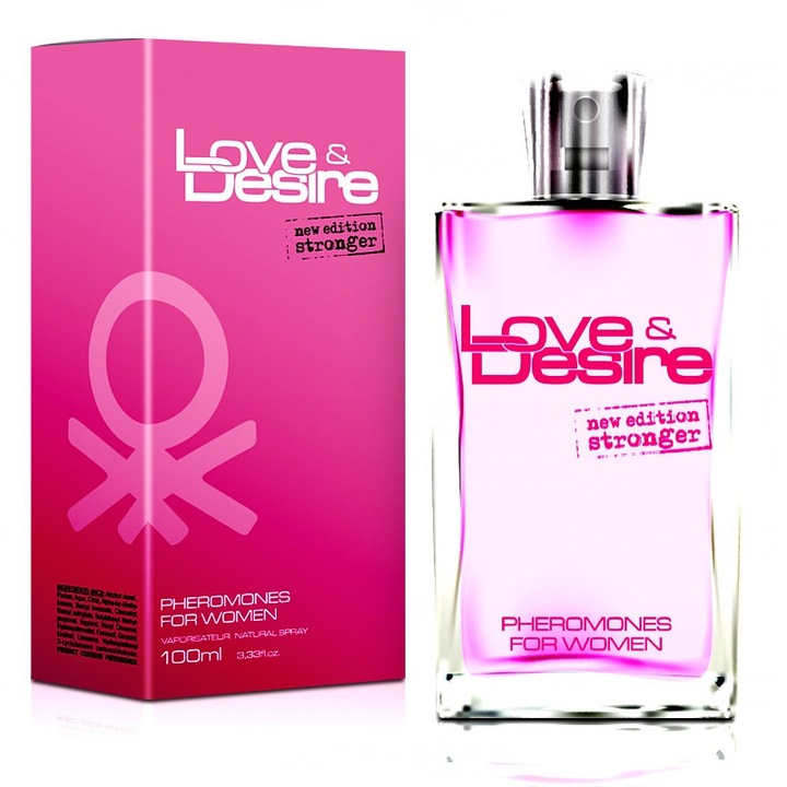 Parfum cu feromoni pentru femei, Love & Desire, 50 ml