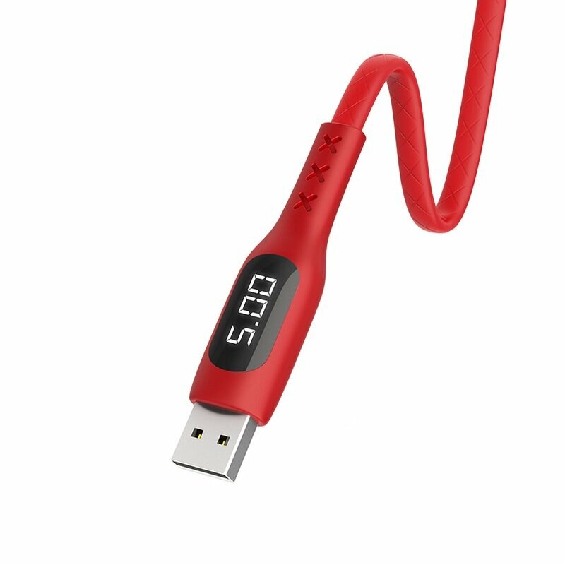 Cablu de Date Hoco S6 2.4A Micro-USB - Rosu