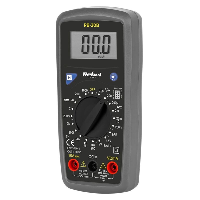 Multimetru universal Rebel Tools RB-30B