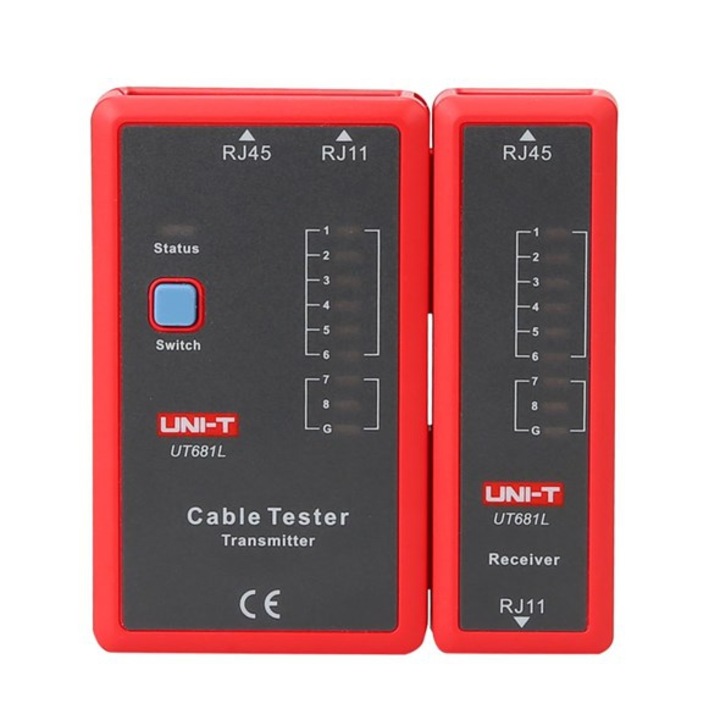 Кабелен тестер UNI-T UT681L, RJ45, RJ11
