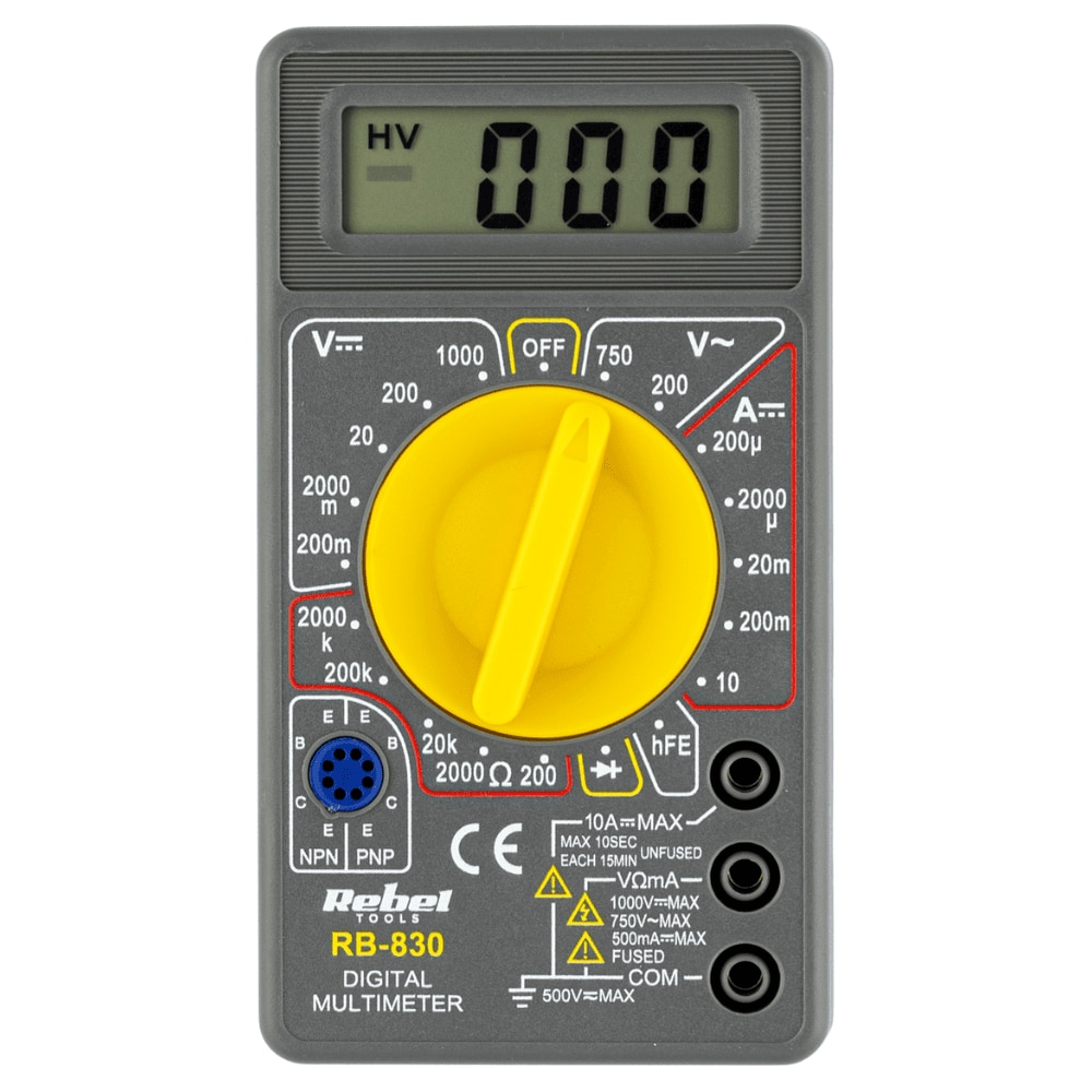 Robin Rd810 Digital Multimeter Multimetru digital universal RB-830 REBEL - eMAG.ro