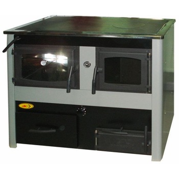 Soba incalzire centralizata, ABC Concept 2lux, din otel/inox cu plita/cuptor, 25 kw, dx Soba incalzire centralizata, ABC Concept 2lux, din otel/inox cu plita/cuptor, 25 kw, dx