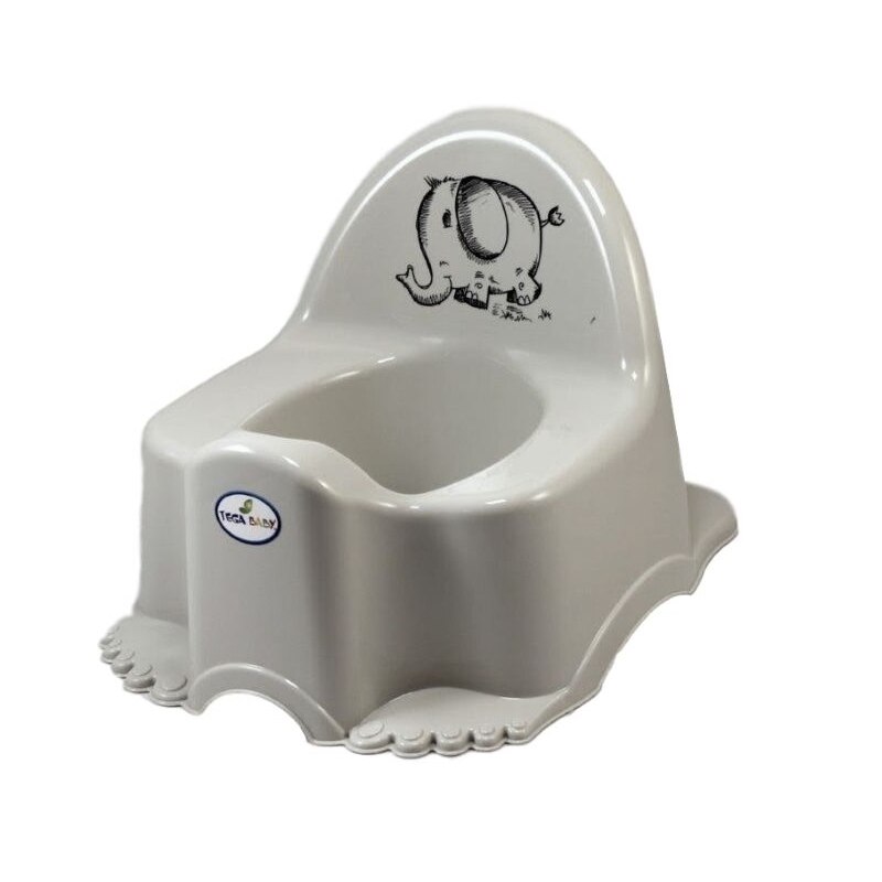 Olita muzicala Tega Baby Elephant PO-057-162, Gri
