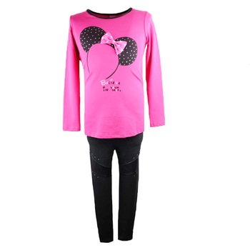 Compleu 2 piese pentru fete Atut 7034, Multicolor, 122 Compleu 2 piese pentru fete Atut 7034, Multicolor, 122