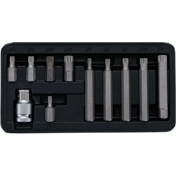 Trusa biti torx Spline XZN, M5 - M6 - M8 - M10 - M12, hexagon de 10 mm (3/8 Trusa biti torx Spline XZN, M5 - M6 - M8 - M10 - M12, hexagon de 10 mm (3/8