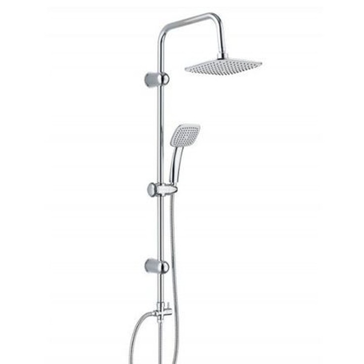 Coloana de dus, crom lucios, cu dus de mana, Euro-Quad