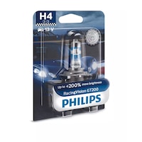 Bec auto PHILIPS Racing Vision GT200 H4 12V 60/55W P43T-38 Blister 1buc
