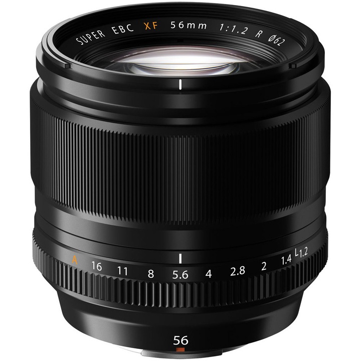 Obiectiv Foto Mirrorless Fujifilm XF 56 mm, F/1.2, Negru