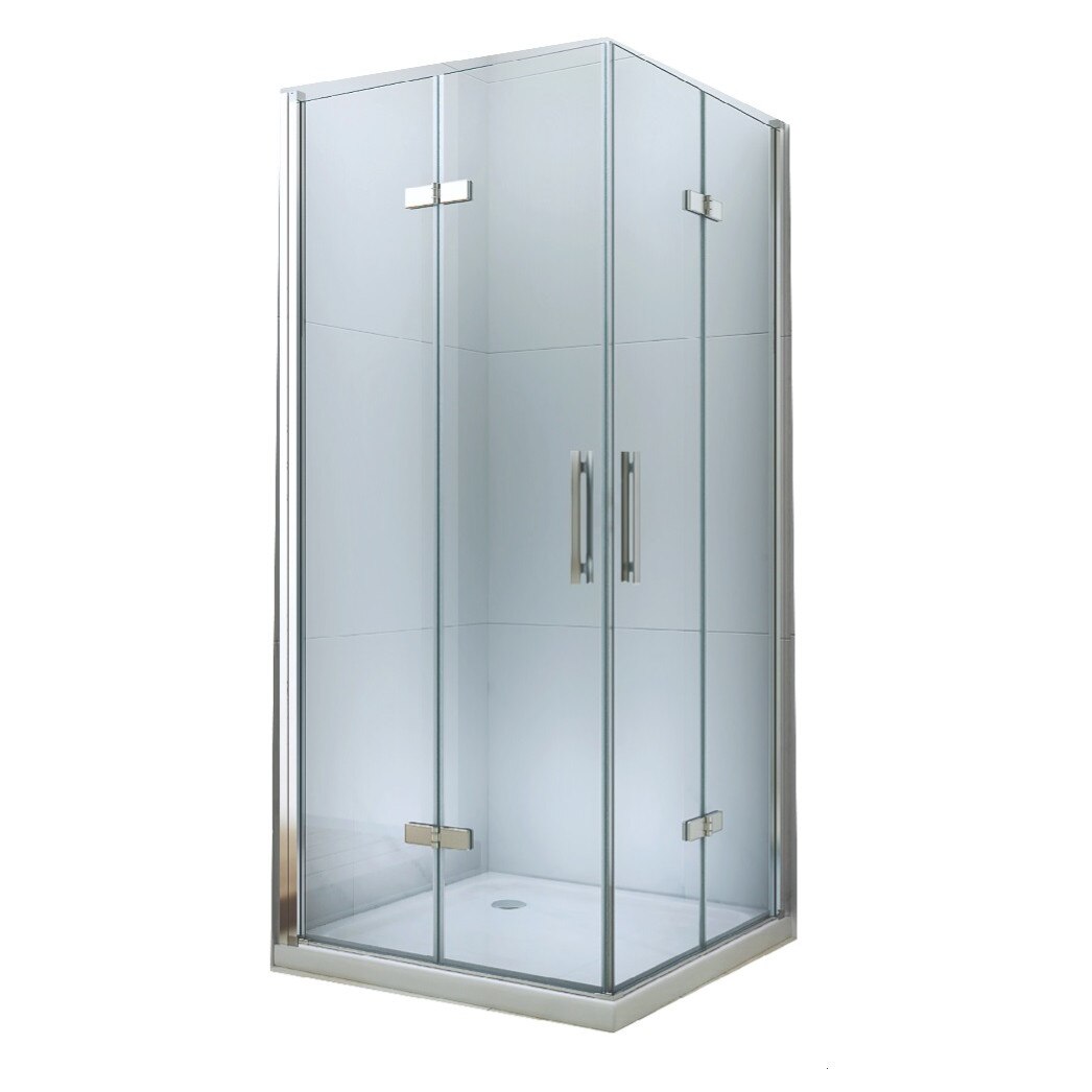 Cabina de dus Optima Primavera 80x80x195 sticla securizata 6mm profil cromat cu rotire 180