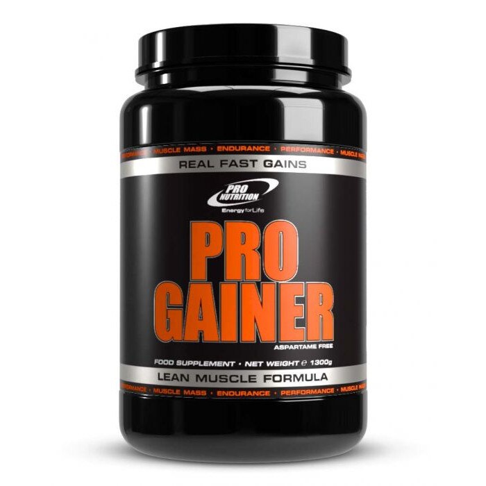 Supliment pentru cresterea masei, Pro Gainer, capsuni, 1300 g