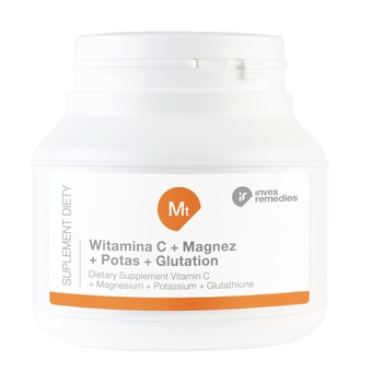 Supliment alimentar Invex Remedies Vitamina C Magneziu Potasiu Glutation 150g Supliment alimentar Invex Remedies Vitamina C Magneziu Potasiu Glutation 150g
