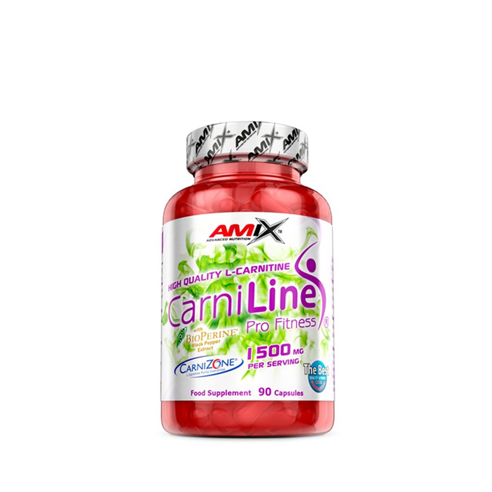 Supliment alimentar AMIX CarniLine 1500mg pentru slabire si controlul greutati 90 Capsle